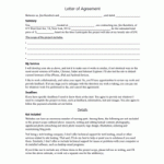 Sample Letter of Agreement with Client